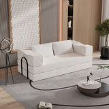 3 Seat Folding Floor Couch & King Size Bed Mattress