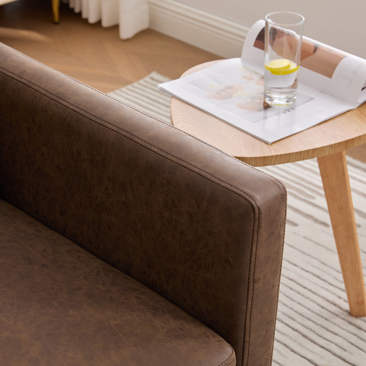 Thornfield Upholstered Square Swivel Accent Chair