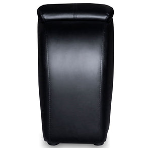 Franky - 7 Piece Seater Home Theater Set, Reclining Chairs & Storage Consoles - Black