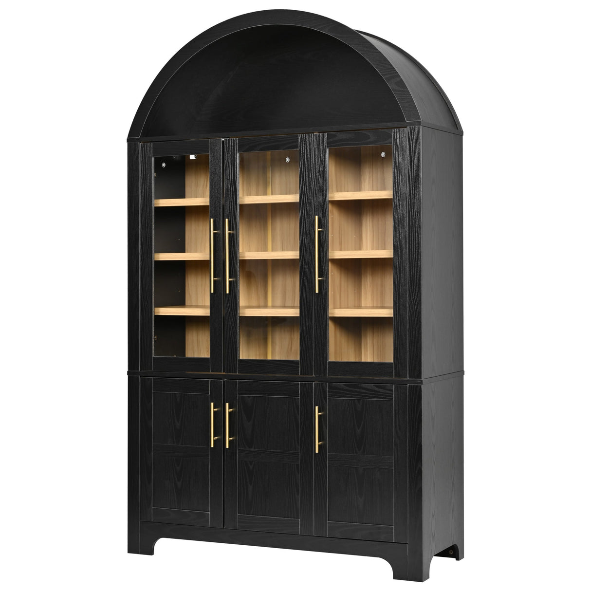 K&K 73" Tall Arched Kitchen Pantry