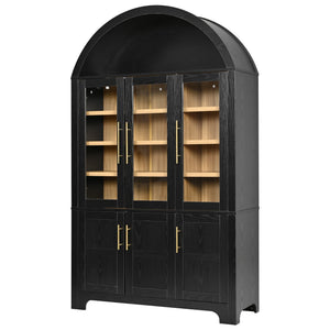 K&K 73" Tall Arched Kitchen Pantry