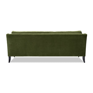 Josephine 84.5" Upholstered Modern Sofa, Olive