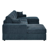 The Sara Modular Corduroy U-Shaped Sectional Sofa