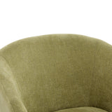 Windsor Mid-Century Accent Chair - Soft Fabric Upholstery