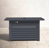 The 50,000 BTU Stainless Steel Fire Pit Table with Lid