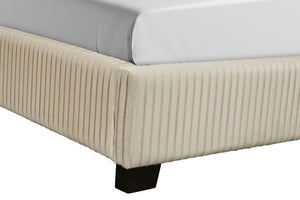 Upholstered Bed, Space-Saving Design
