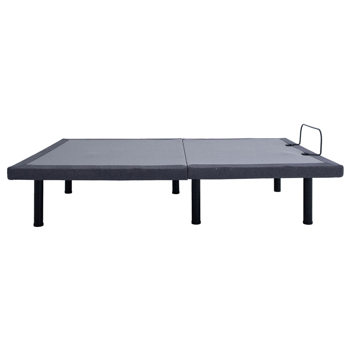California King Adjustable Bed Base With Ergonomic Support And Wireless Remote Control - Black