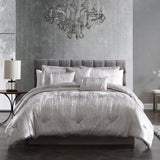 Turin Silver Crinkle Velvet 7PC