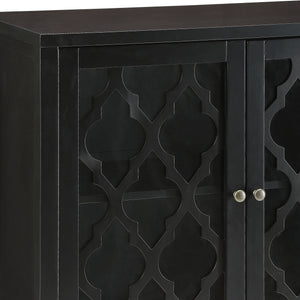 Ceara Console Cabinet - Black