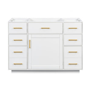 48" Bathroom Vanity without Sink, Cabinet Base Only