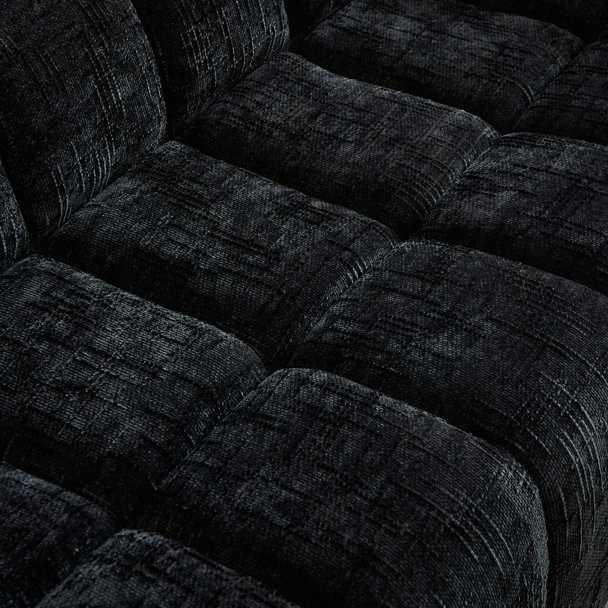 Quilted Cloud Sofa With Rounded Armrests And Piano Key Backrest Design