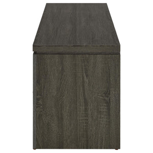2 Drawer TV Console With Floating Top - Gray