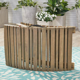 Lahaina foldable outdoor chaise lounge, grey