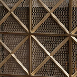 Margaret - 3 Panel Fireplace Screen Iron
