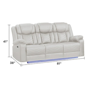Challenger - LED Power Recliner Sofa