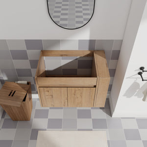 30 Inch Bathroom Vanity With Open Shelf