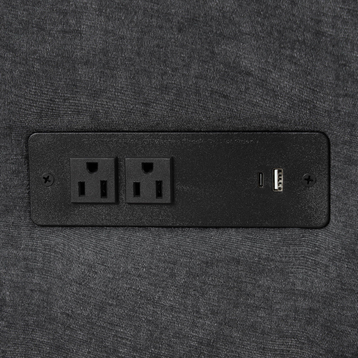 L-Shaped Sofa Convertible Sofa Bed Pull Out Sofa Sleeper With Two Back Pillows, Two USB Ports And Two Power Sockets For Living Room