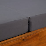 Gray Broadway Ian Chaise Lounge Cushion (Triple Folds)