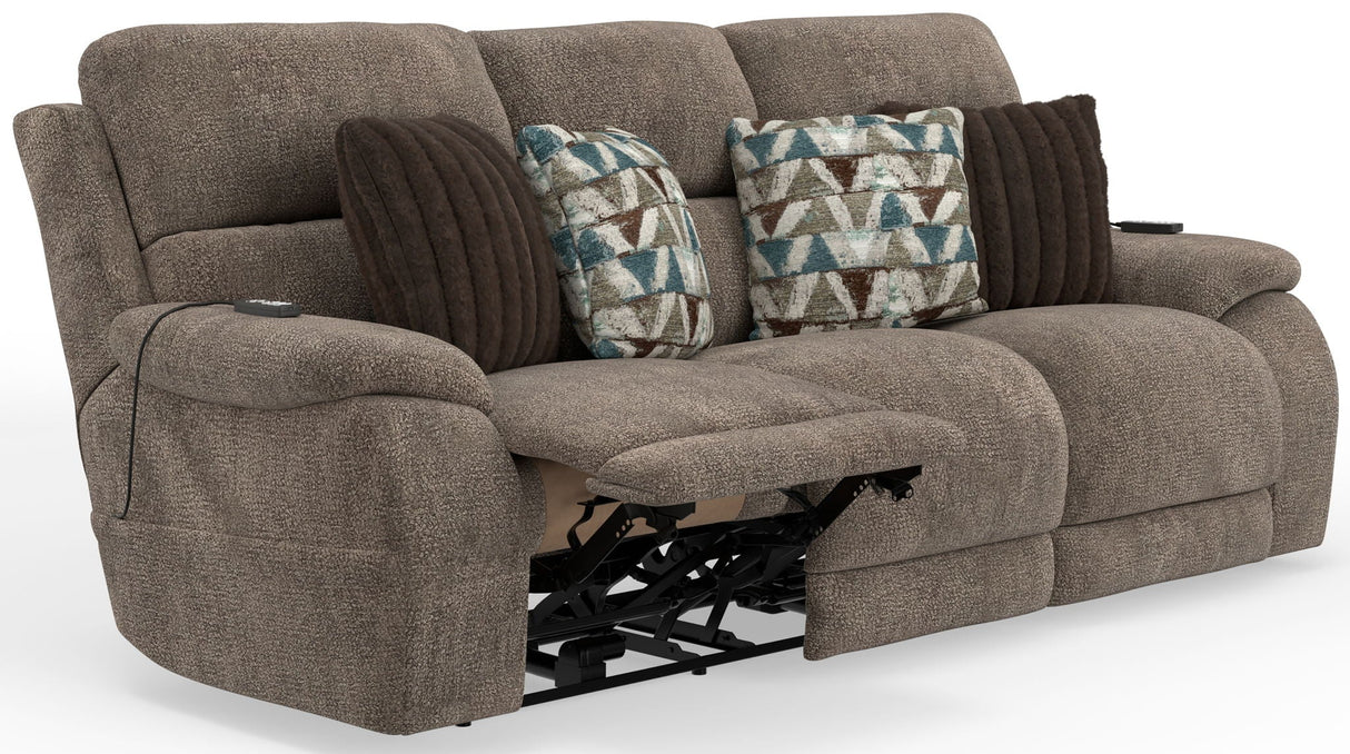 Joya - Power Headrest Power LayFlat Reclining Sofa With CR3 Heat/Massage/Lumbar/ZG