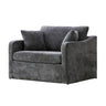 Farmhouse Accent Chair With 2 Bolster Pillows