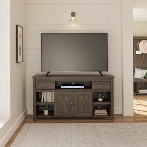 Farmington - TV Stand For TVs Up To 60" - Oak