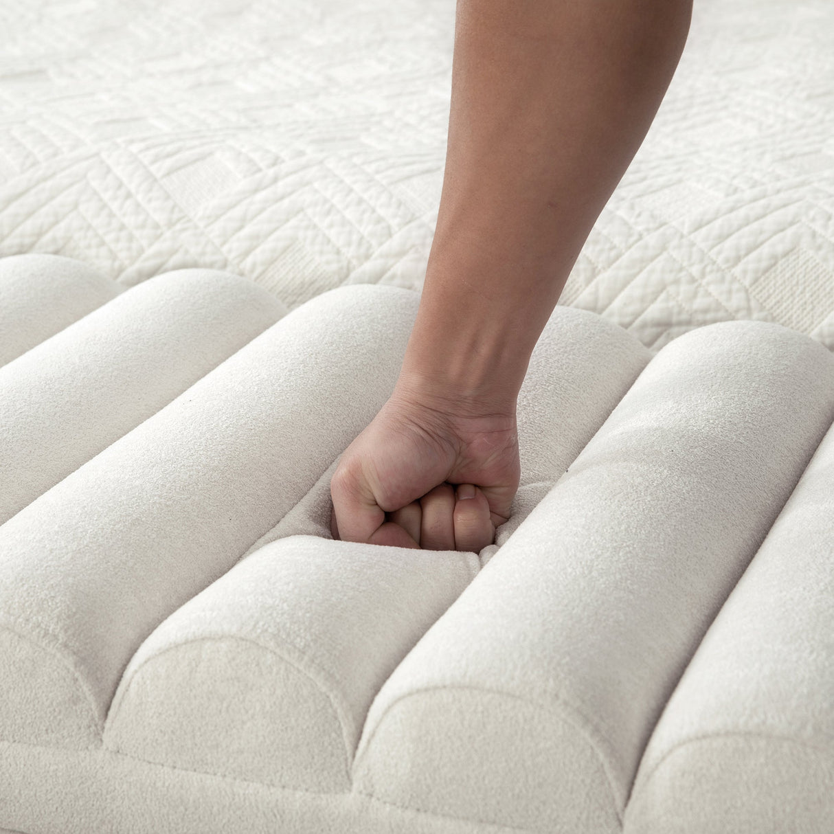 65.55' Wide Modern Upholstered Storage Bench with Rolled Armrest