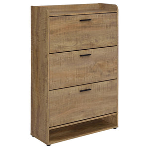 Denia 3-tier Engineered Wood Shoe Cabinet Mango