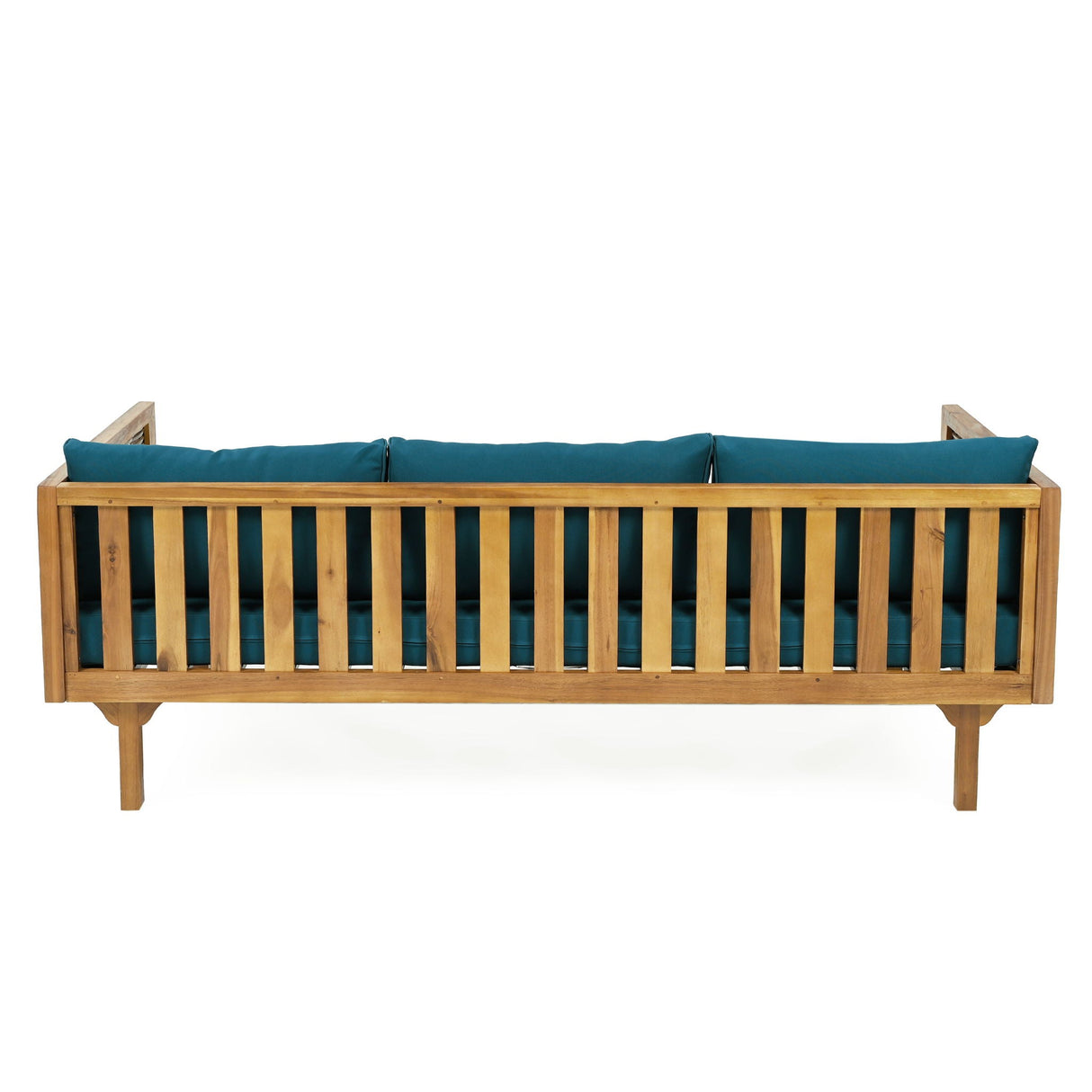 Claremont 3 Seater Daybed Teak Acacia Wood Water Resistant Cushions