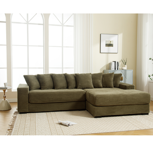 Oversized Two-Piece L-Shaped Sofa