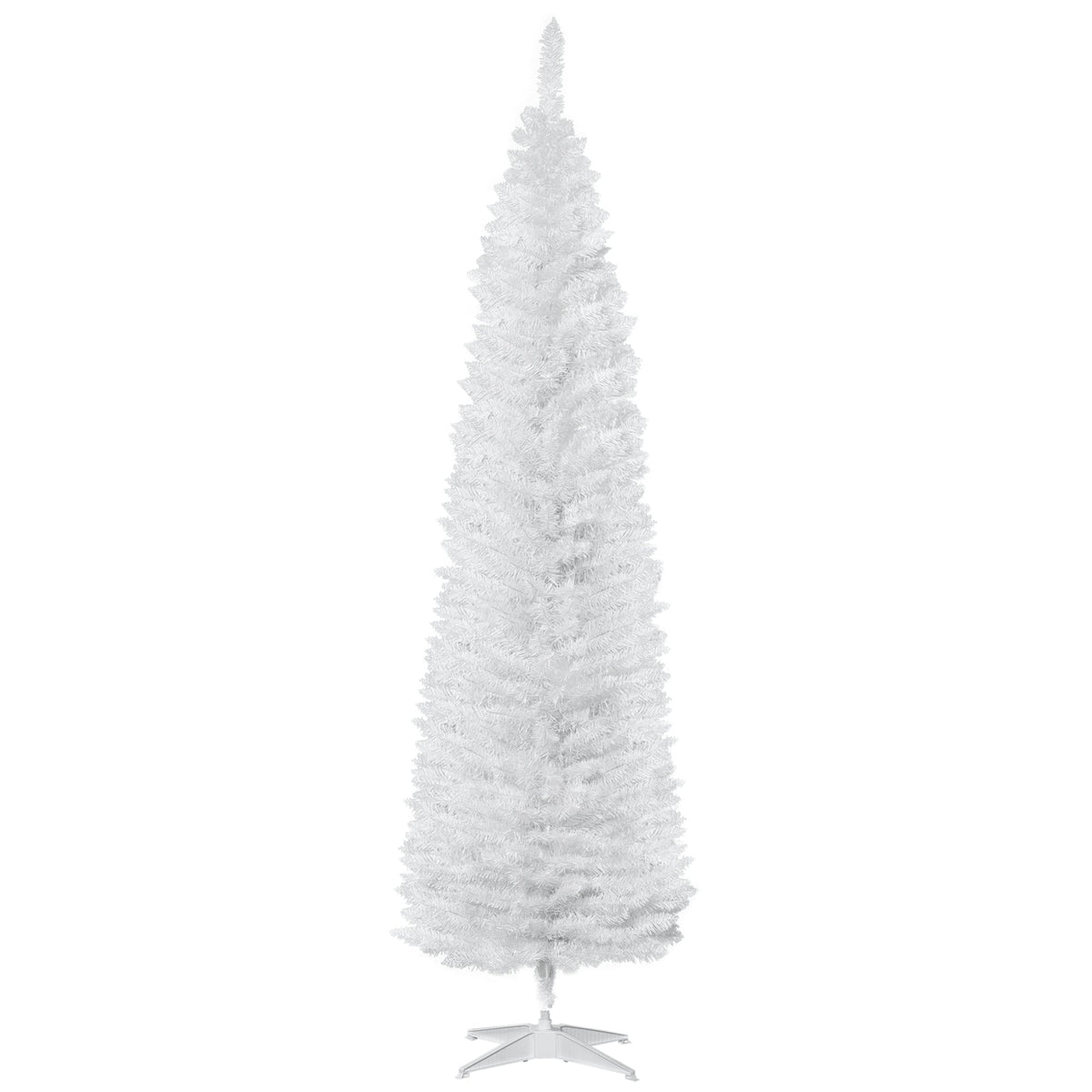 HOMCOM 7' Artificial Pencil Christmas Tree