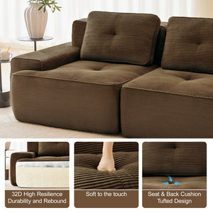 Modular Deep-Seat Sofa Set