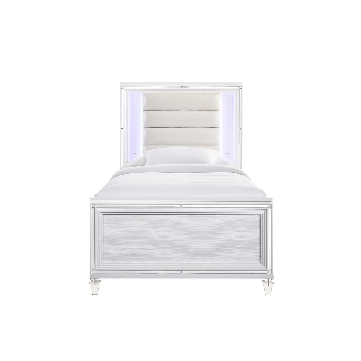 Twenty nine - youth twin bed - white