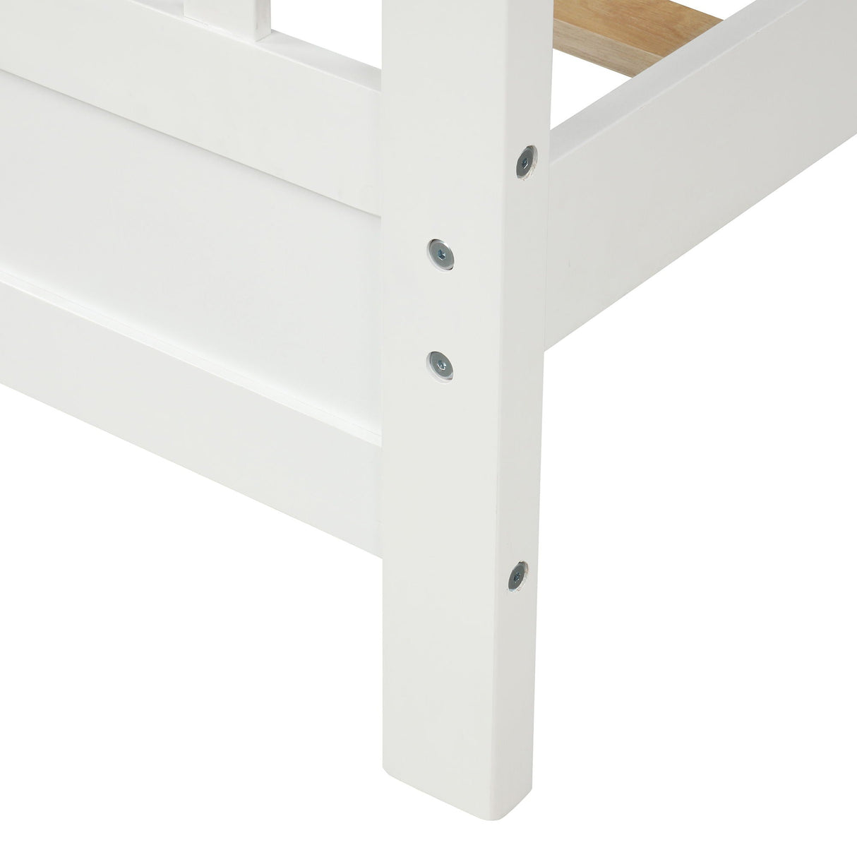 Platform Bed With Paneled Headboard And Footboard