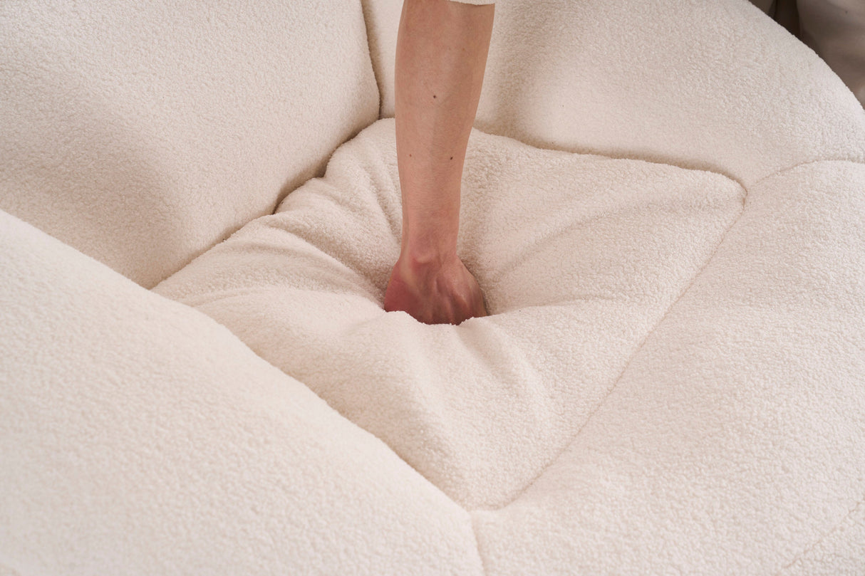 Foam Bean Bag Chairs for Adults/Teens with Filling and Chenille Cover