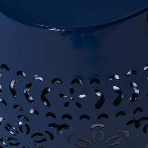 Ruby Side Table Lace Cut Metal End Table for Outdoor & Indoor Use