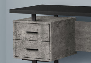 Computer Desk For Home Office, Laptop, Left, Right Set-Up, Storage Drawers, Contemporary & Modern