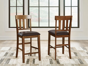 Ralene - Upholstered Barstool (Set of 2) - Medium Brown