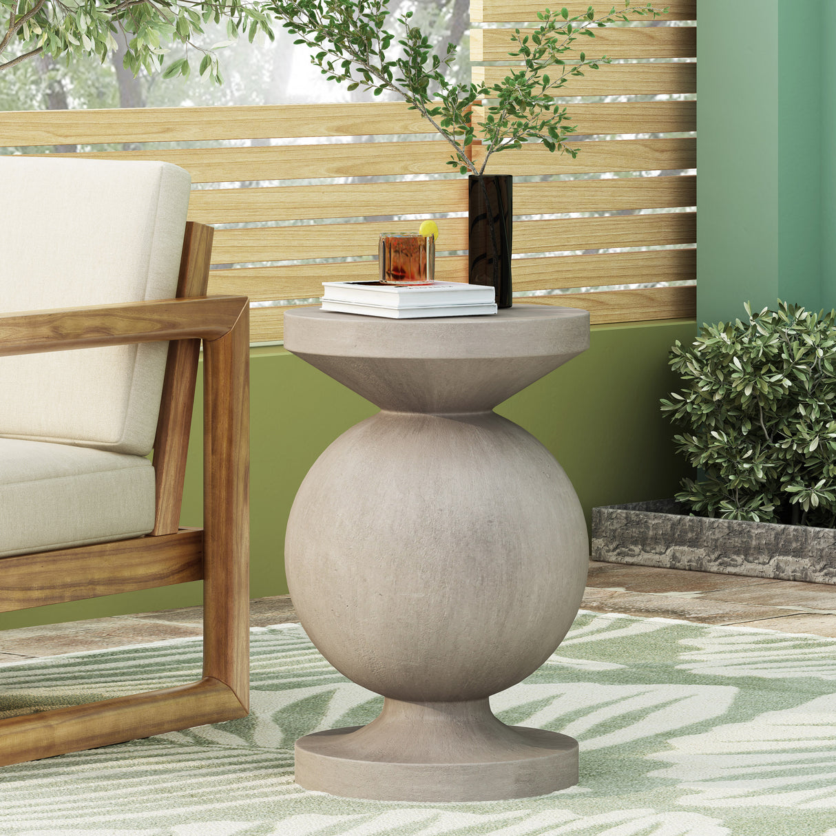 Elysa outdoor end table