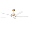 52 Inch Ceiling Fans with Lights, Large Air Volume Ceiling Fans with Reversible Quiet DC Motor and Remote