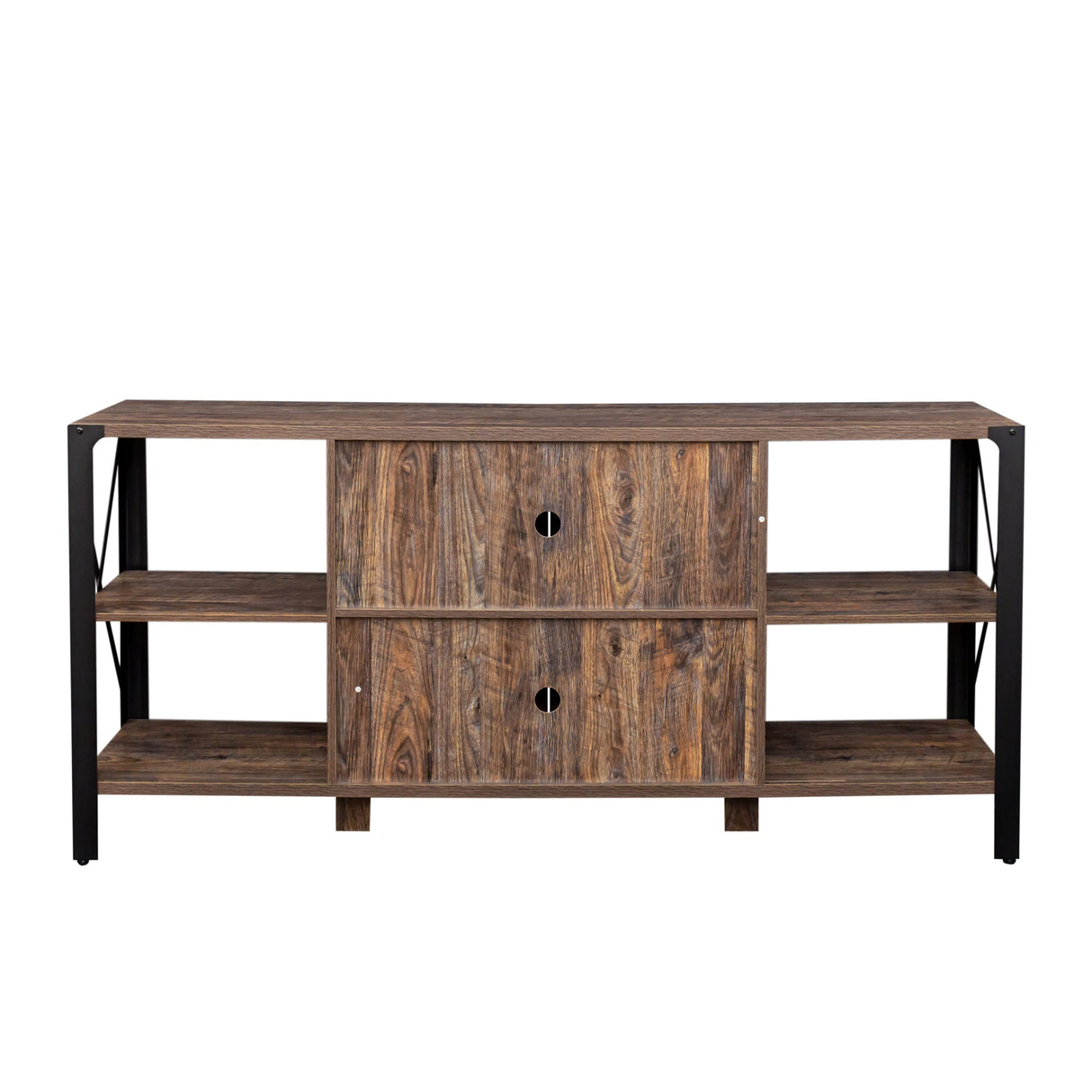 Industrial 80 Inch TV Stand for Living Room & Bedroom