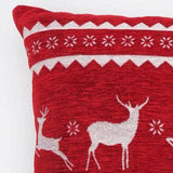 Handcrafted Reindeer Jacquard Pillow