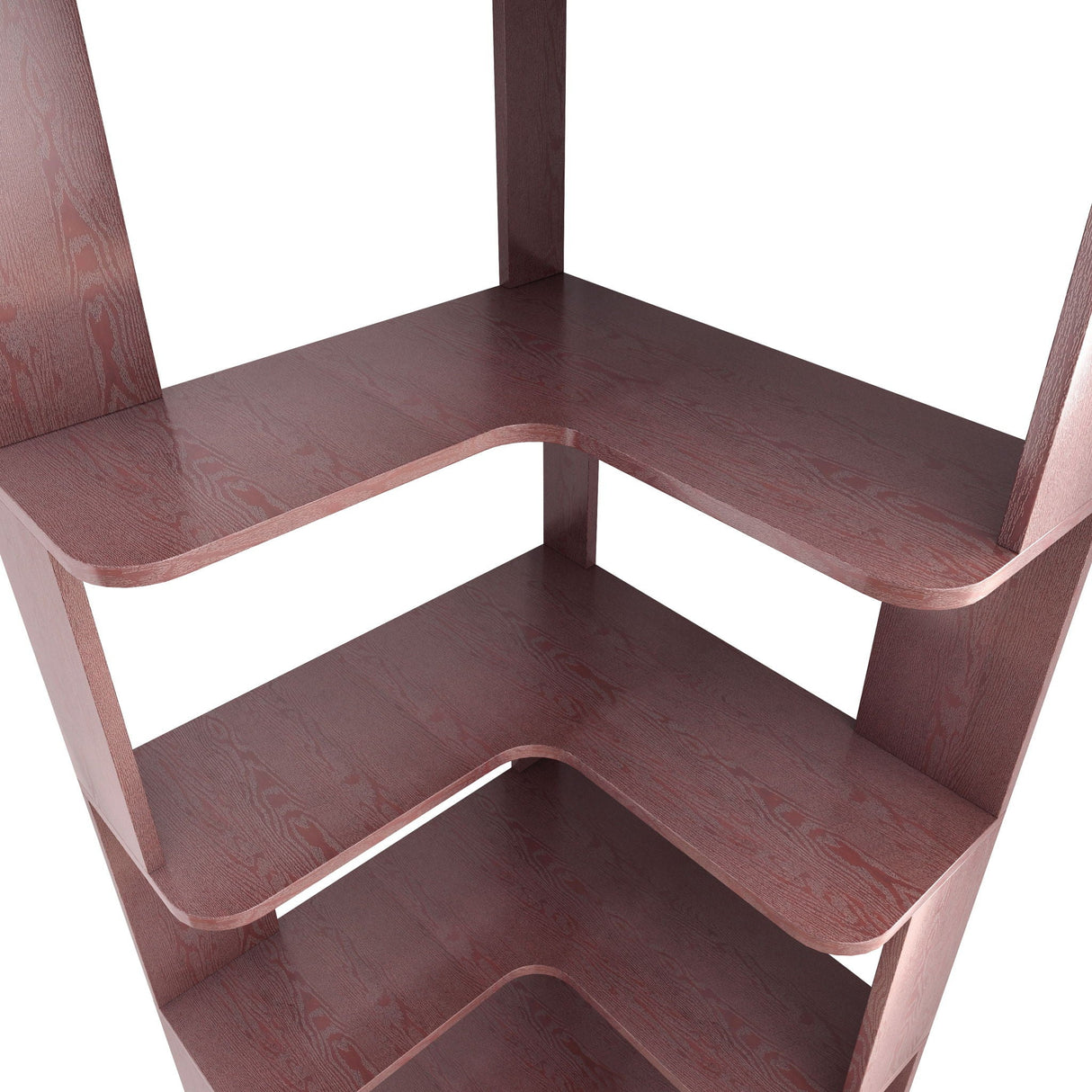 L-Shaped Corner Bookshelf