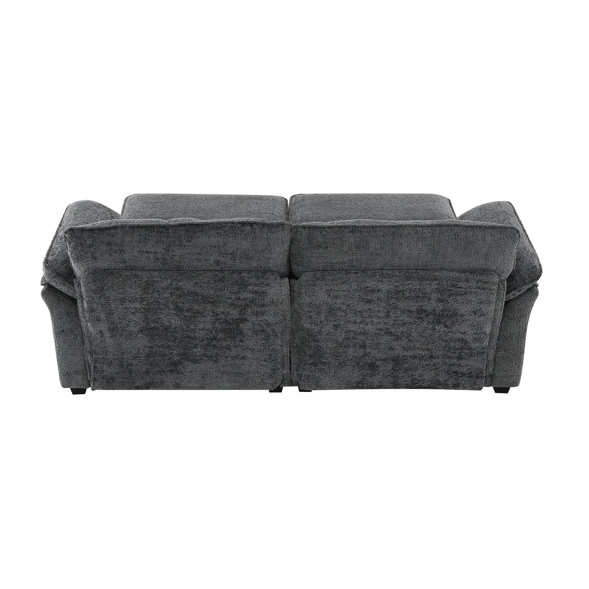 The Adelle Adaptable Gray Chenille Modular Sofa Bed