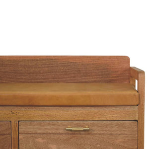 Oxford Oak-ish 2-Drawer Storage Bench