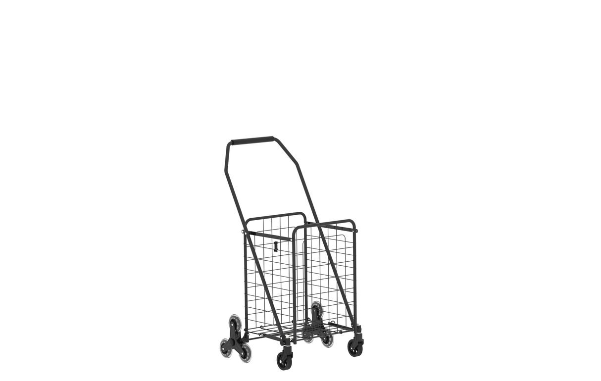 Foldable Utility Shopping Cart on Wheels