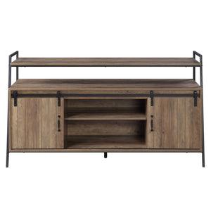 Rashawn - Rustic TV Stand - Oak