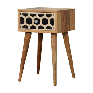 Inlay Bone Inlay Drawer Nightstand