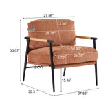 Portwyn Modern Accent Chair with Plush Cushions