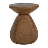 Patti Outdoor Patio MGO Wood Side Table