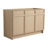 Modern Freestanding Bathroom Vanity with Soft Close Cabinet Doors - Light Brown